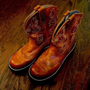 Ariat western boots.